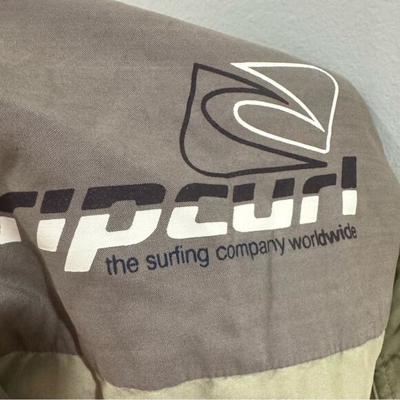 Rip Curl Men’s classic surf tech bone short sleeve button down shirt size large - Picture 6 of 7